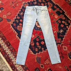 Frame L'Homme Mens Washed Skinny Jeans 30